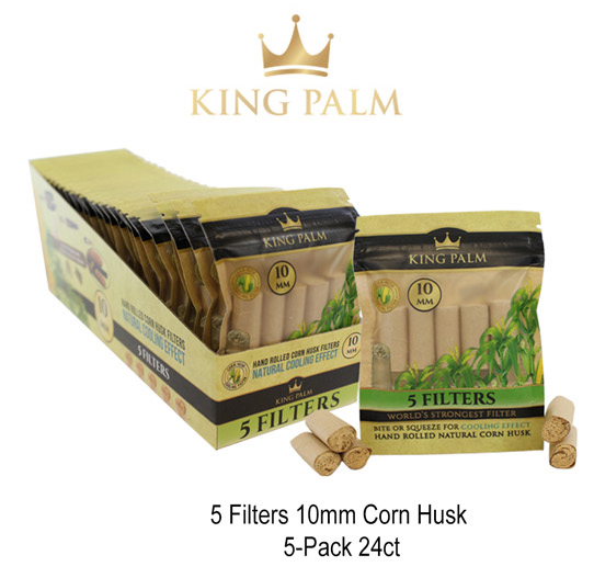 King Palm 10mm Corn Husk Filters