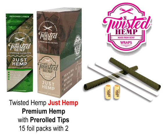 Twisted Hemp Just Hemp With Prerolled Tips