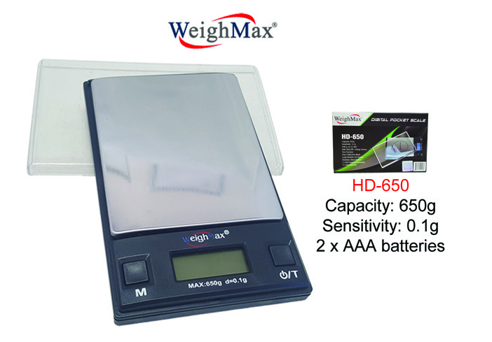 WeighMax Digital Pocket Scale Hd 650