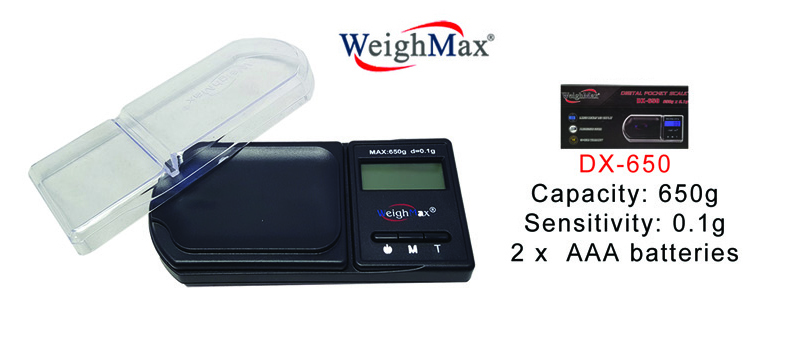 WeighMax Digital Pocket Scale Dx 650