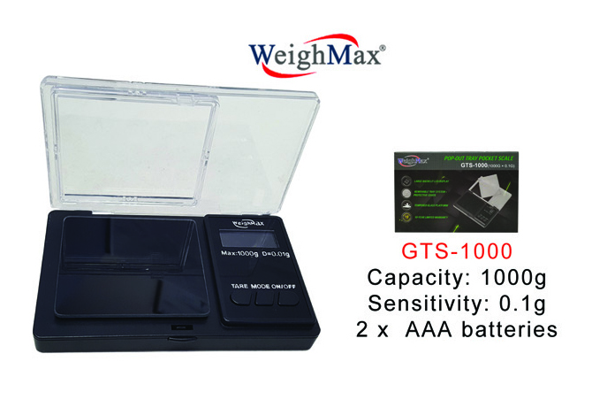 WeighMax Digital Pocket Scale GTS 1000