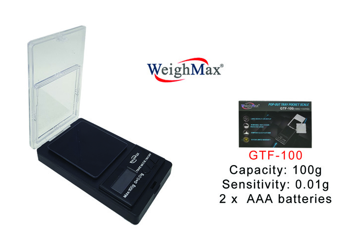 WeighMax Digital Pocket Scale GTF 100
