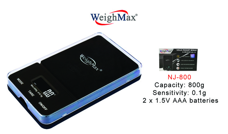 WeighMax Ninja Pocket Scale Nj 800