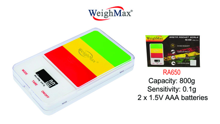 WeighMax Rasta Pocket Scale Ra650