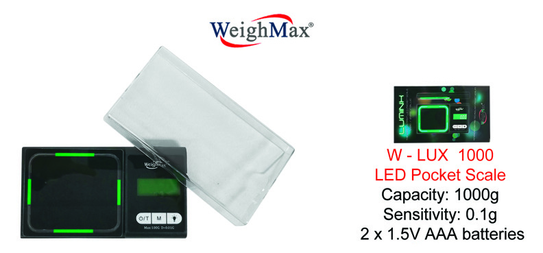 Weighmax Led Pocket Scale W lux 1000