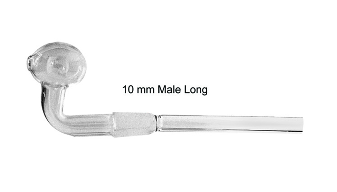10 Inch mm Male Long Oil Burner