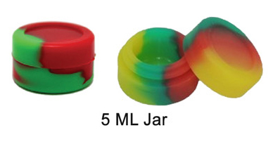 5 Ml Silicone Jar Assorted Colors