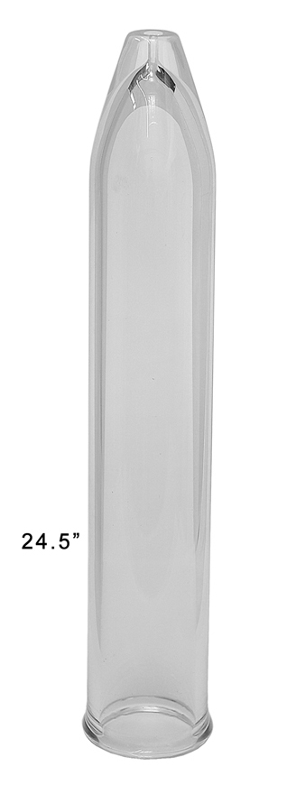 24.5 Inch Glass Extraction Tube