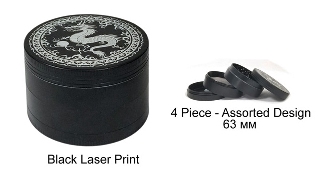63mm Black Laser Print Grinder