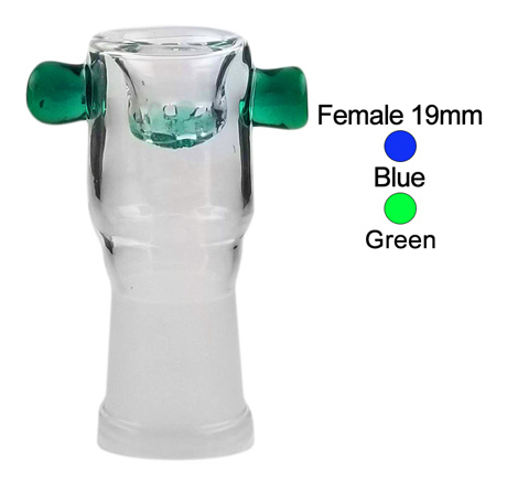 Blue Green 19mm Female Enail