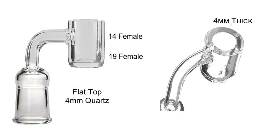 4mm Quartz Banger Flat Top Female