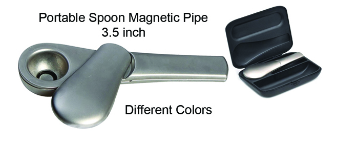 3.5 Inch Portable Spoon Magnetic Pipe