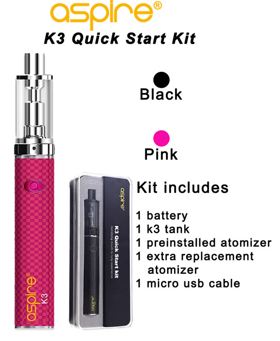 Aspire K3 Quick Start Kit