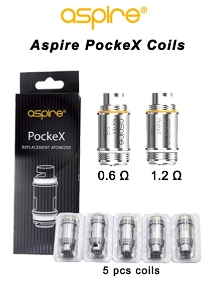 Aspire Pockex Coils 0.6 Ohm 1.2 Ohm