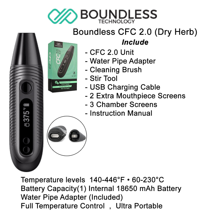 Boundless Technology Cfc 2.0dry Herb