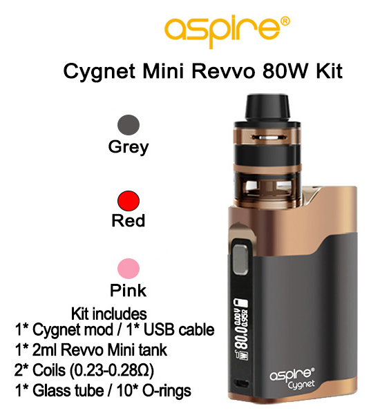 Aspire Cygnet Mini Revvo 80w Kit