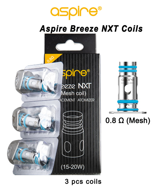 Aspire Breeze Nxt Mesh Coils 0.8ohm