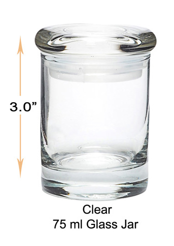 3 Inch Clear Jar 75ml