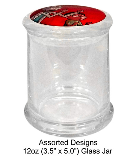 12 Oz Glass Jar 3.5x5