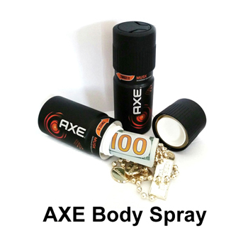 Axe Body Spray Hidden Safe