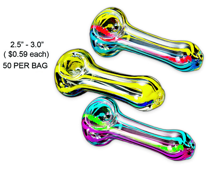 2.5 3 Inch Glass Hand Pipe