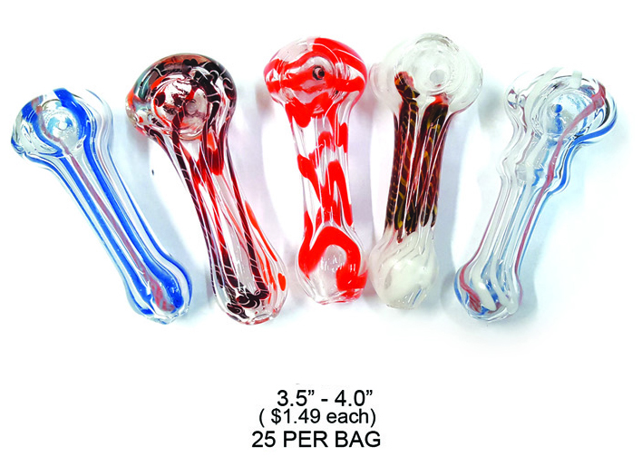 3.5 Inch And 4 Inch Glass Hand Pipe