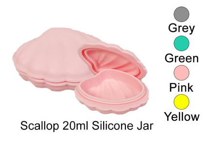 Scallop 20ml Shell Silicone Jar