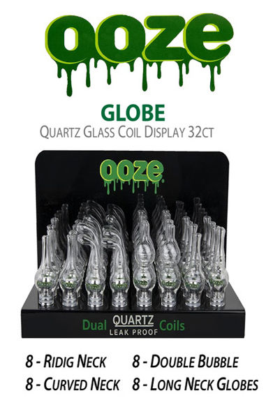 OOZE Globe Quartz Glass Coil