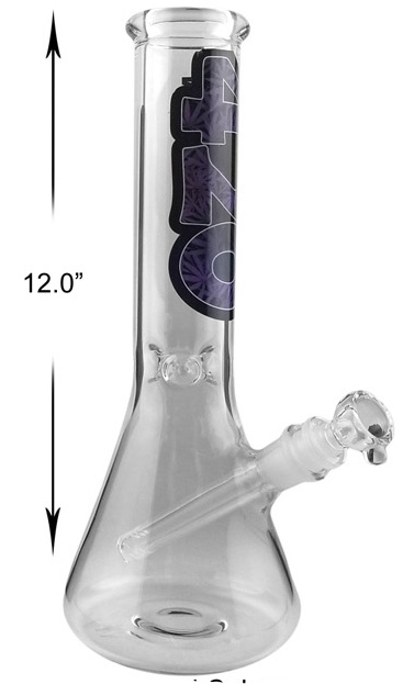 12 Inch Purple 420 Beaker Water Pipe