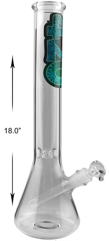 18 Inch Green 420 Beaker Water Pipe