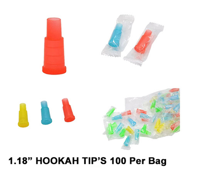 1.18 Inch Hookah Tip 100 Per Bag