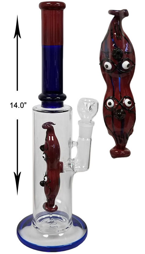 14 Inch Percolator Water Pipe With Monster Head