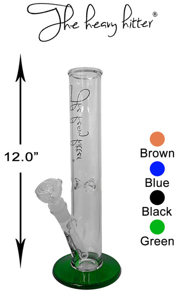 12 Inch The Heavy Hitter Straight Shooter Water Pipe