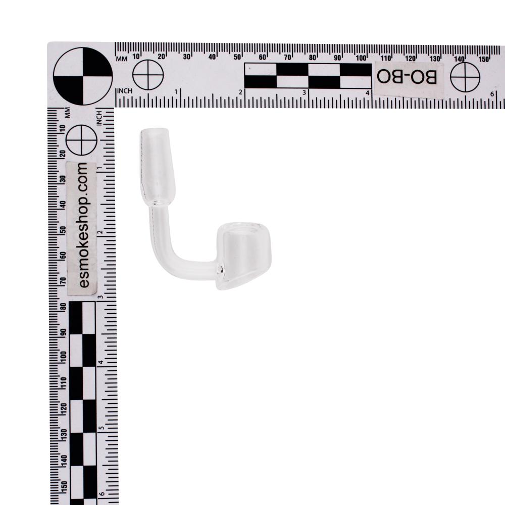 10mm Male 90 Degree Angle Classic A Glass Banger-Clear