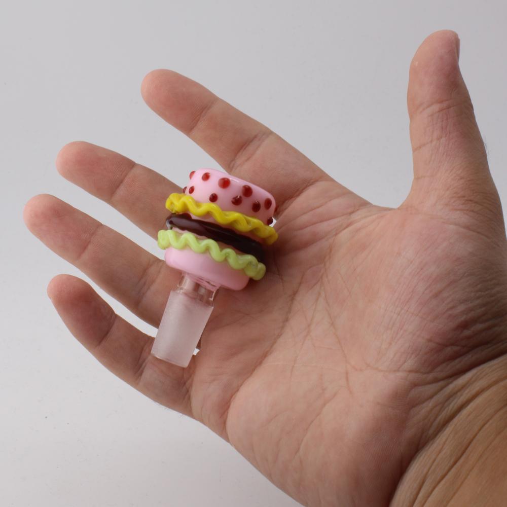 14 Male Burger Design Bowl-Pink