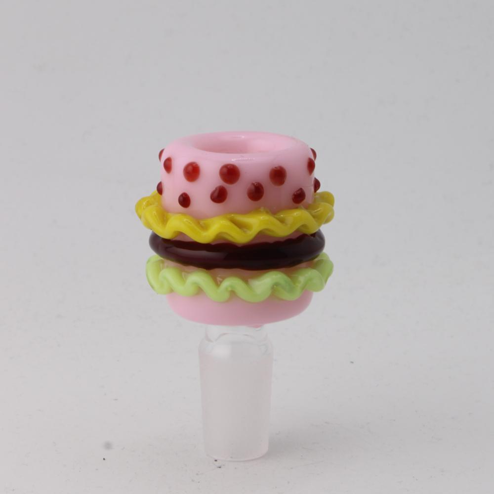 14 Male Burger Design Bowl-Pink