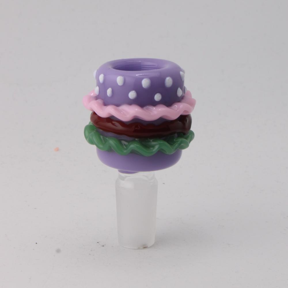 14 Male Burger Design Bowl-Purple