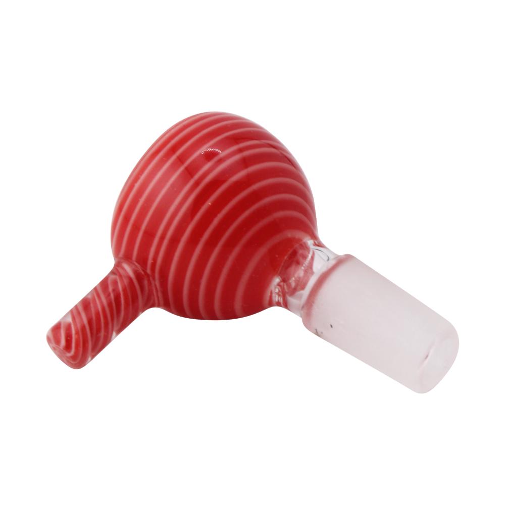 14 mm Male Art Swirl Bowl-Red