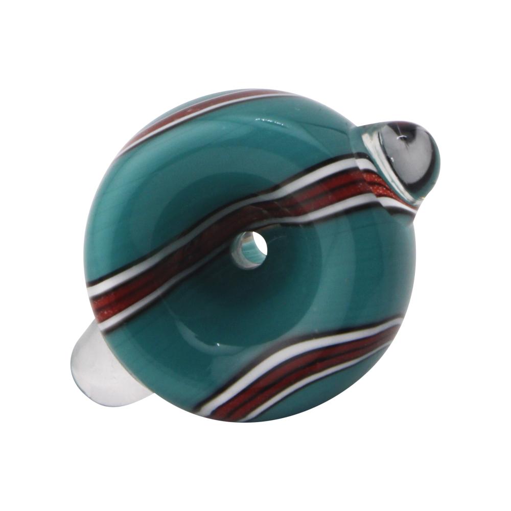 14 mm Male Azure Ribbon Bowl With Handle-Light Blue