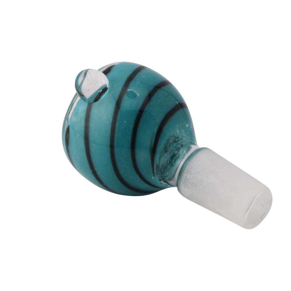 14 mm Male Blush Bowl With Handle-Light Blue