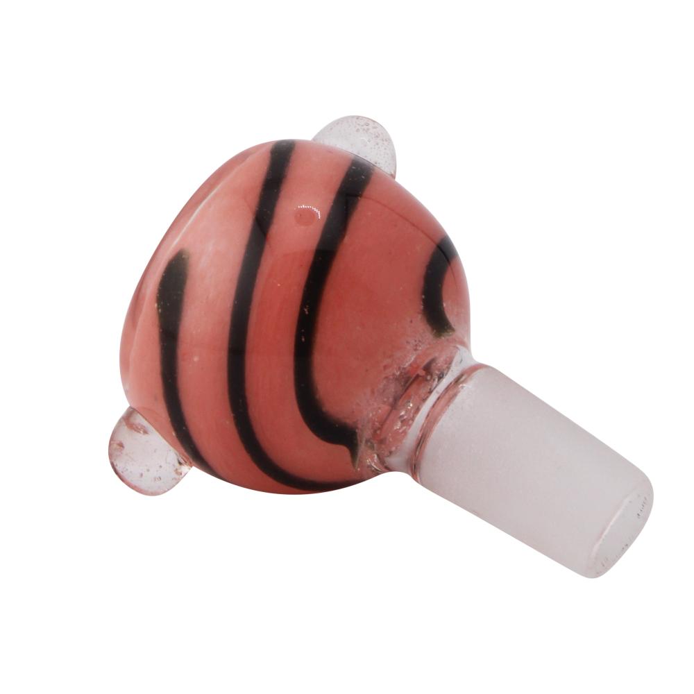 14 mm Male Blush Bowl With Handle-Pink