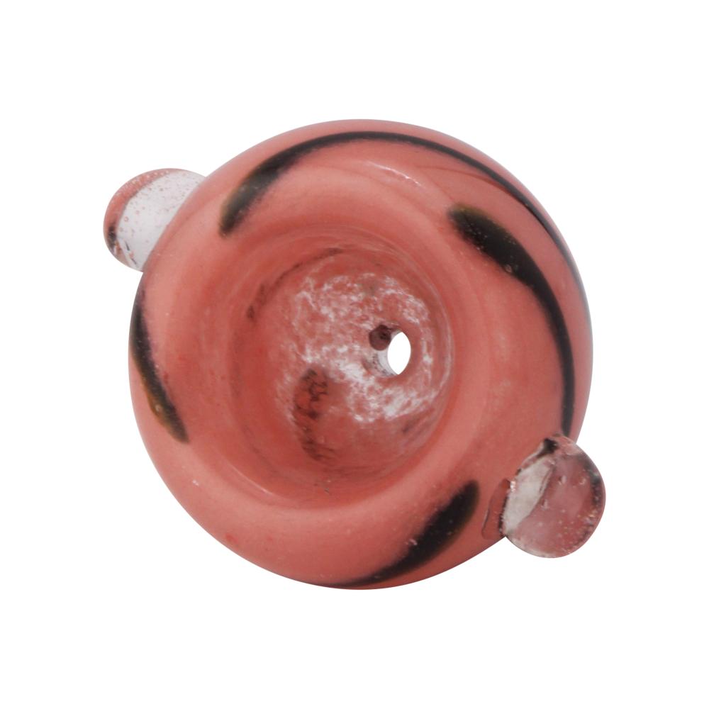 14 mm Male Blush Bowl With Handle-Pink