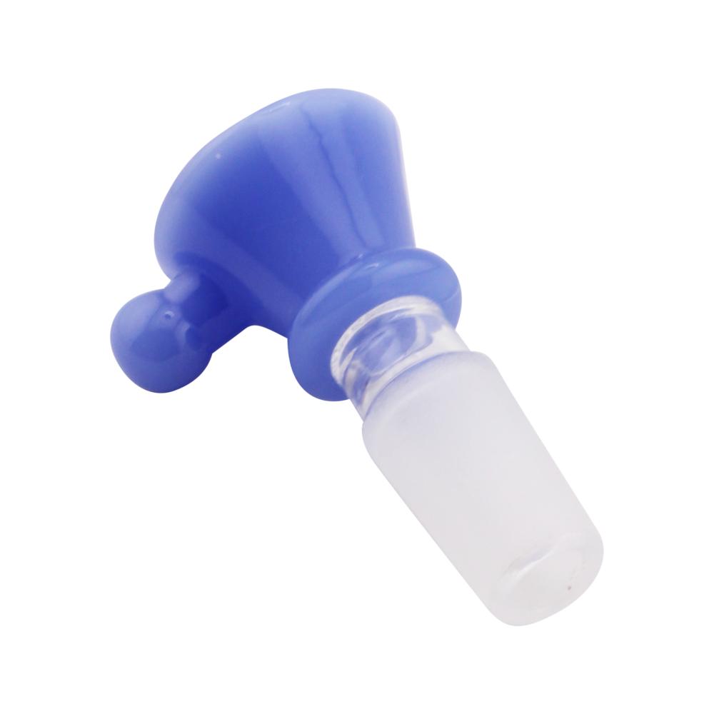 14 mm Male Bold Honeycomb Bowl With Handle-Blue