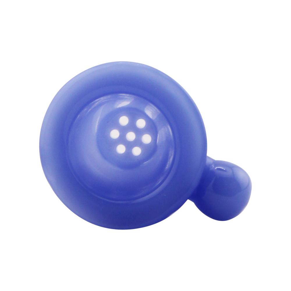 14 mm Male Bold Honeycomb Bowl With Handle-Blue