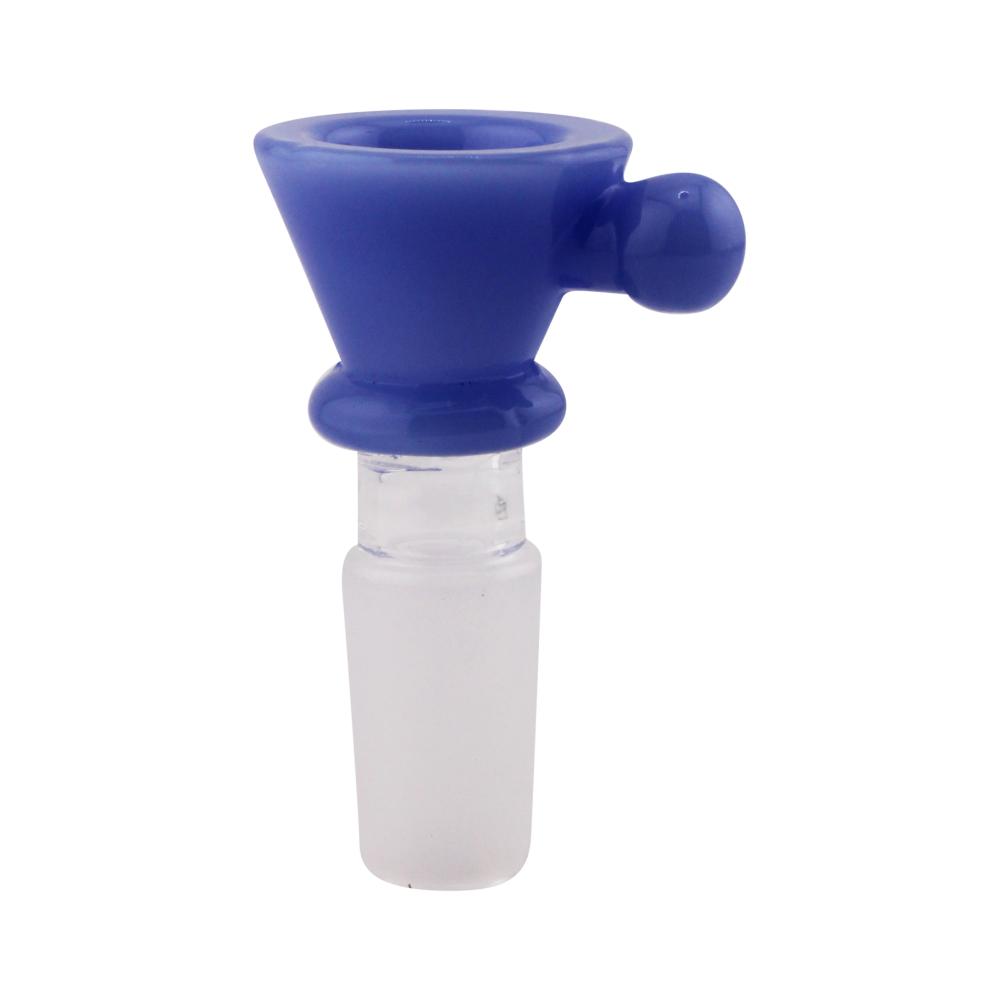 14 mm Male Bold Honeycomb Bowl With Handle-Blue