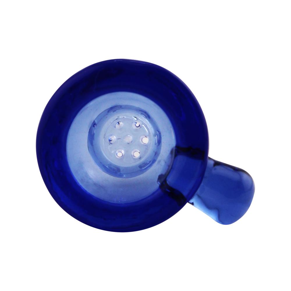 14 mm Male Bold Honeycomb Bowl With Handle-Dark Blue