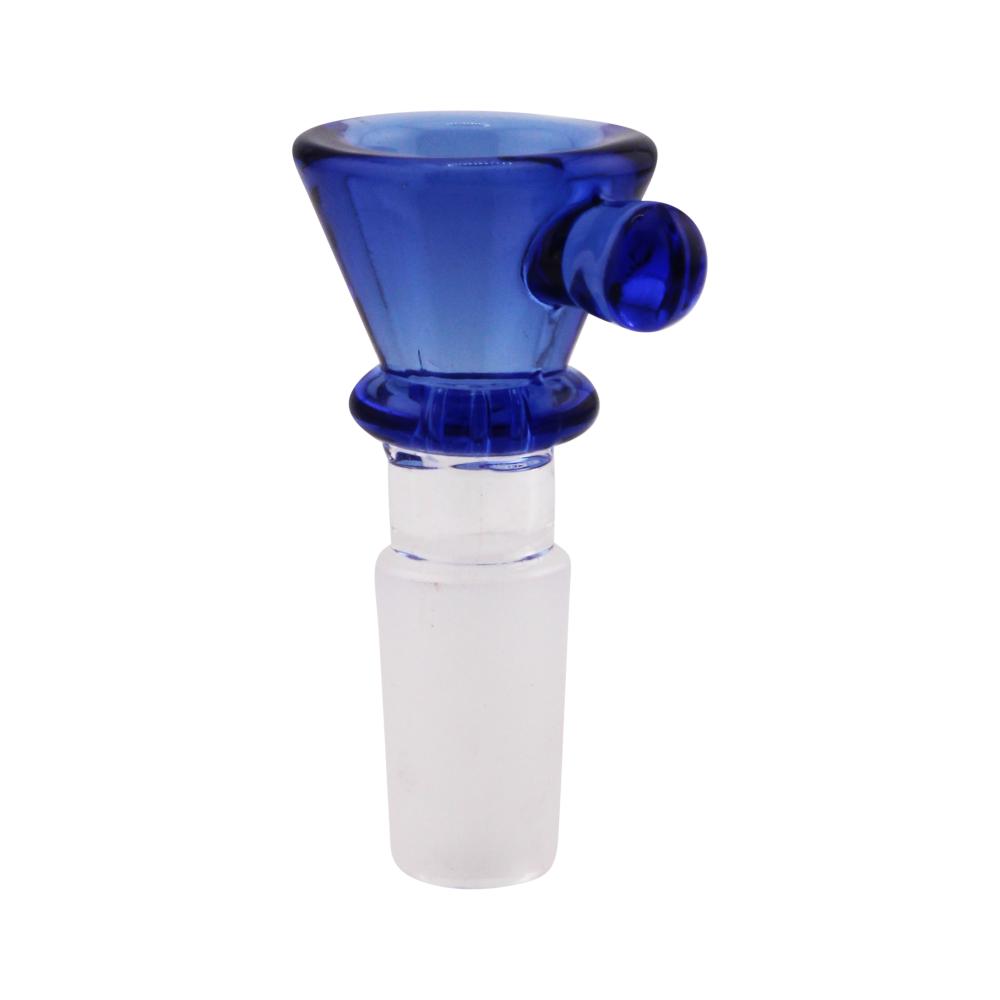 14 mm Male Bold Honeycomb Bowl With Handle-Dark Blue