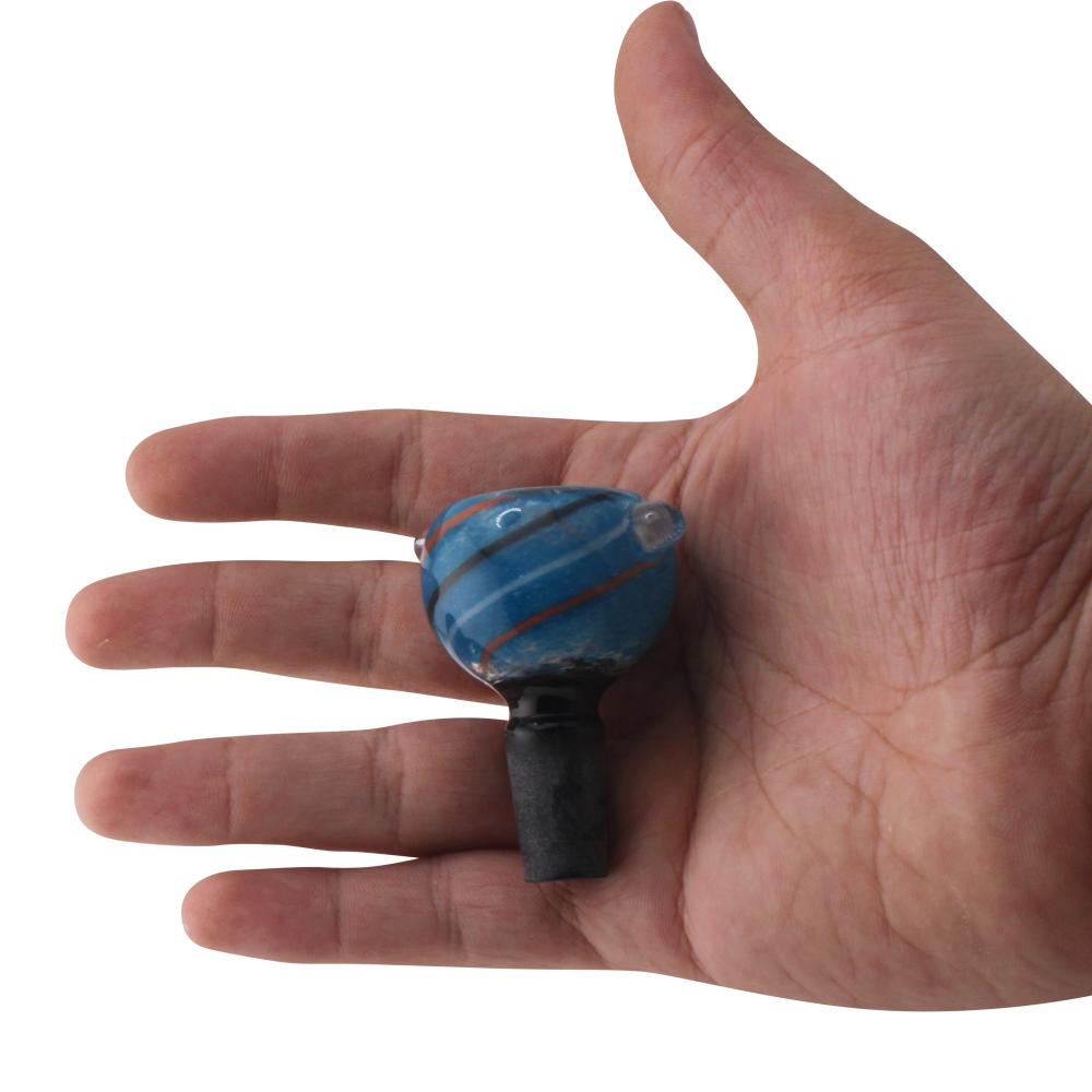 14 mm Male Celestial Bowl With Handle-Blue