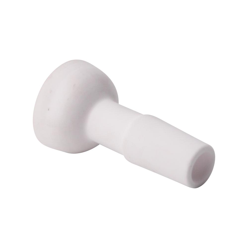 14 mm Male Ceramic Bowl With Handle-White