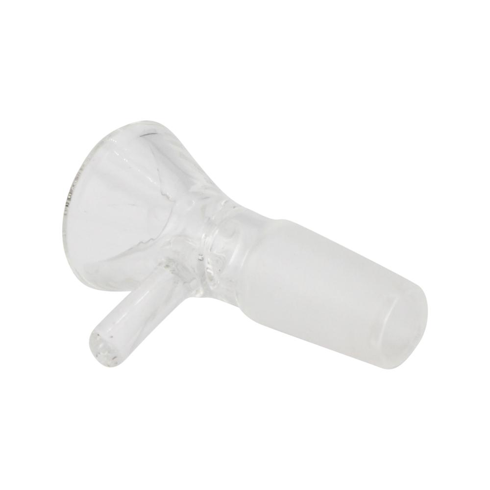 14 mm Male Clear Honeycomb Bowl With Handle-Transparent